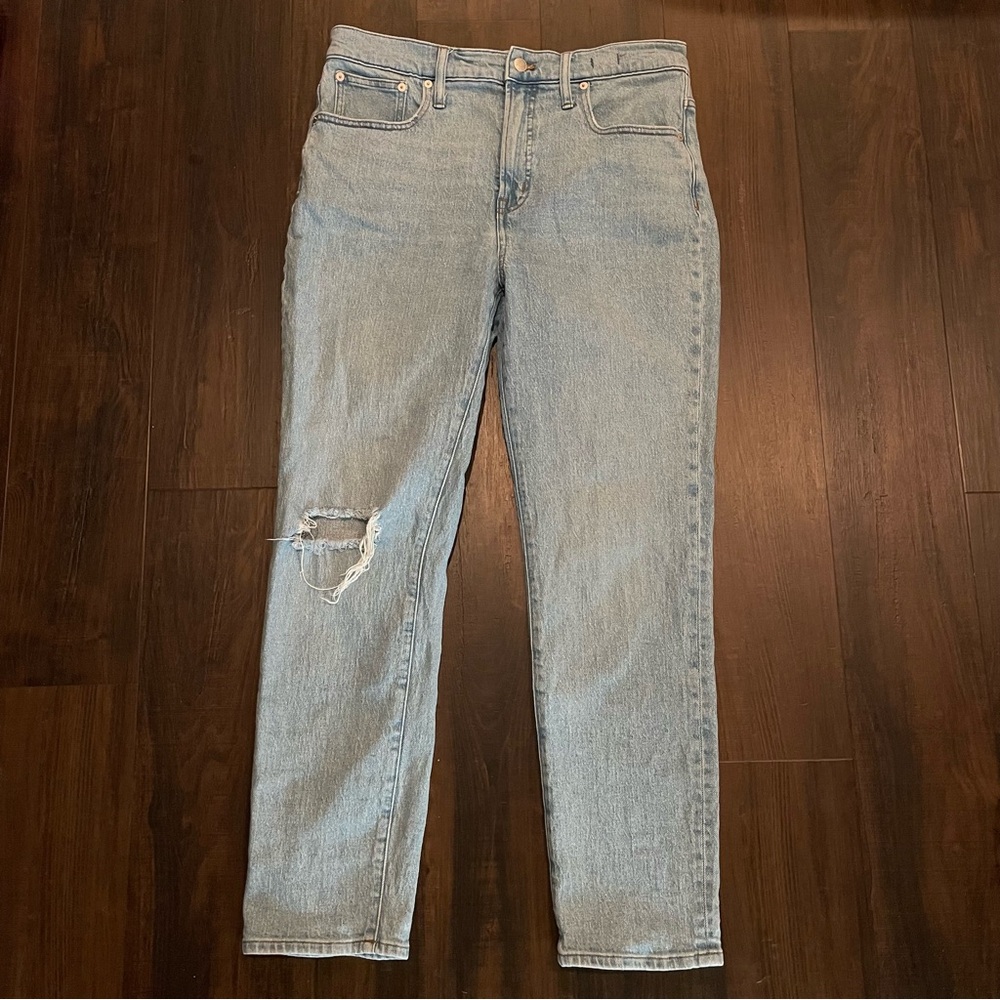 Madewell Women’s The Perfect Vintage Ripped Knee Jeans Size 31 Blenheim